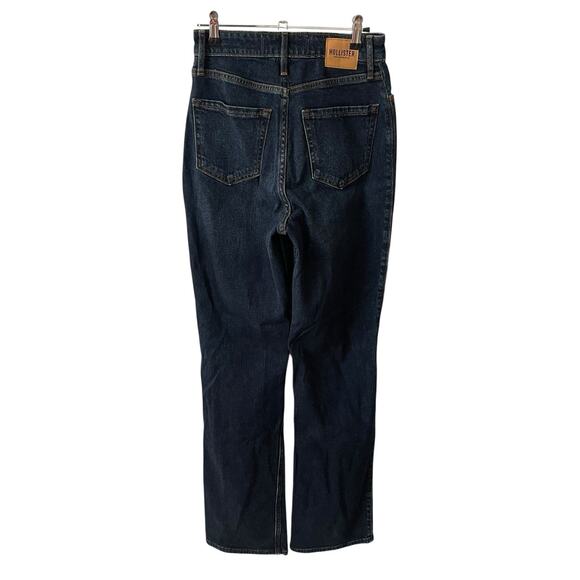 Hollister 25 x 33 Curvy Jeans Ultra High Rise Dad Jean Dark Blue Vtg Stretch - Picture 7 of 9